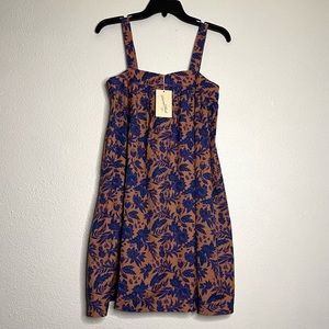 Universal Thread Women’s Pink Floral Tie-Back Sleeveless Shift Dress,XS